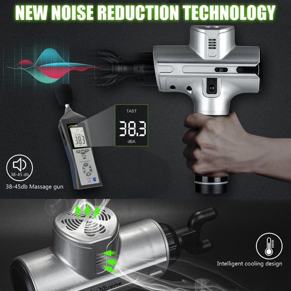 Massage Gun Deep Tissue Handheld Muscle Massager Wired - Picture 3 of 9